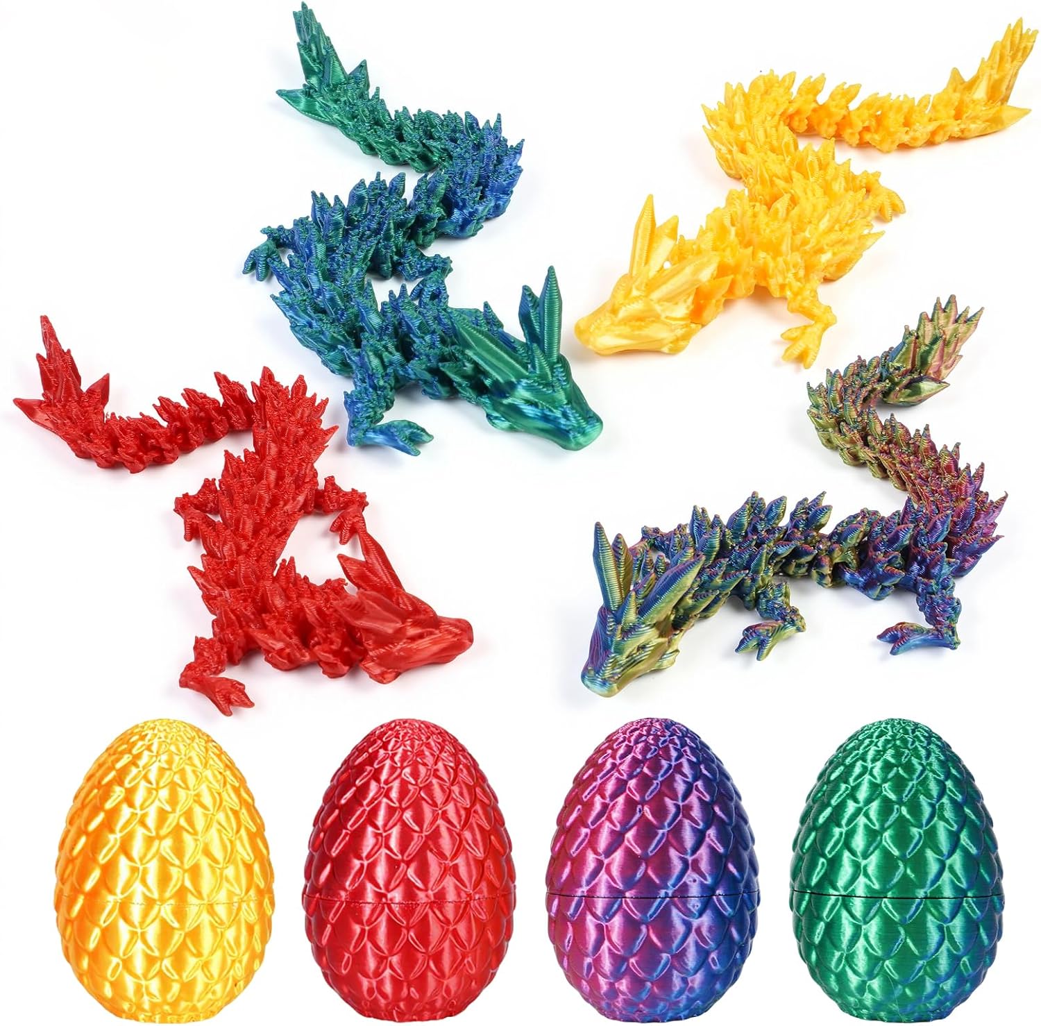 VivaNova 4-Pack Mini Dragon Eggs, product photograph